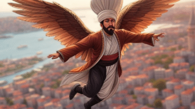 Uçan bilgin Hezarfen Ahmet Çelebi'nin hikayesi. Hezarfen Ahmet Çelebi, Osmanlı'nın