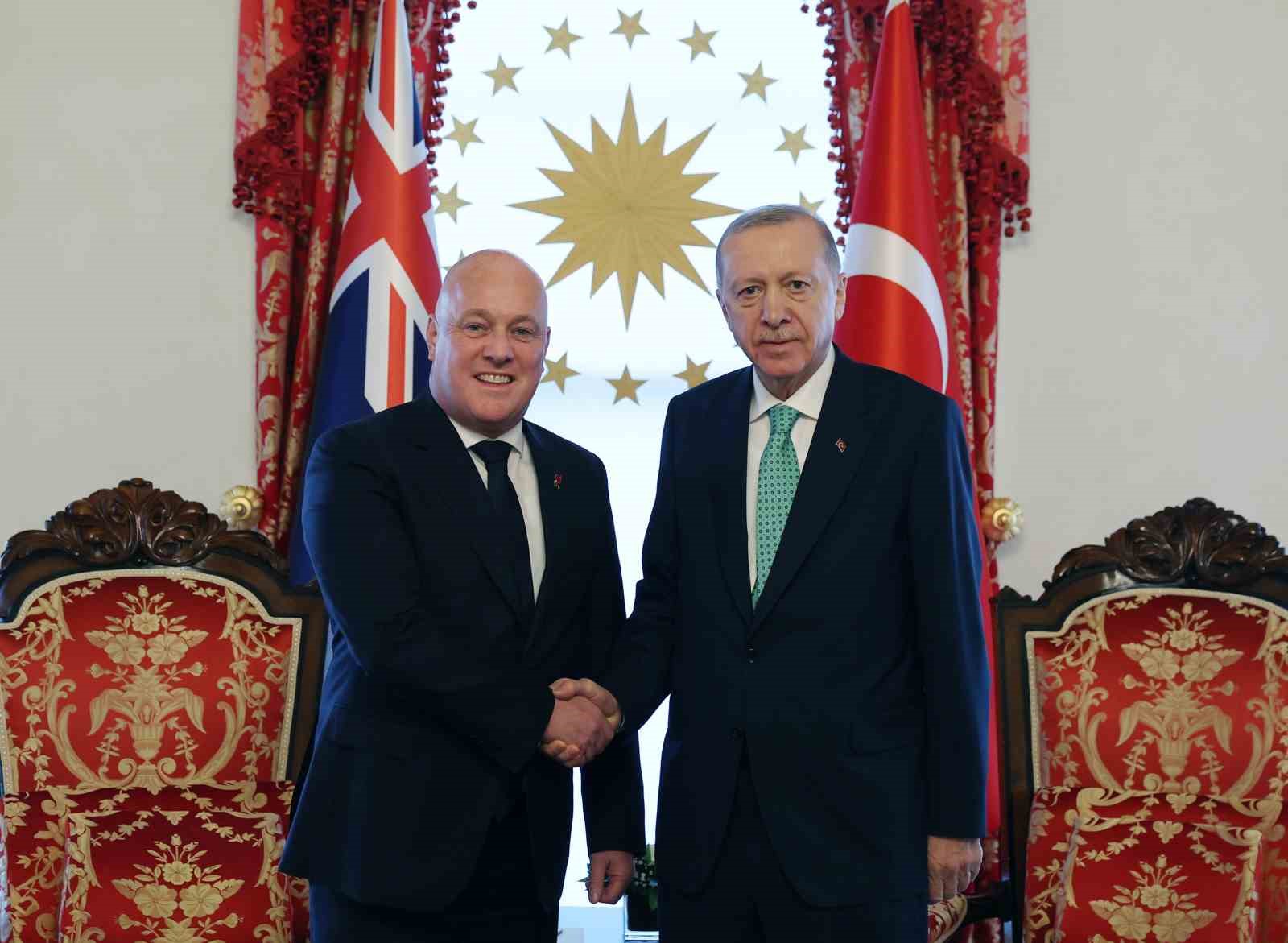 Cumhurbaşkanı Erdoğan ve Yeni Zelanda Başbakanı Luxon'un İstanbul Görüşmesi
