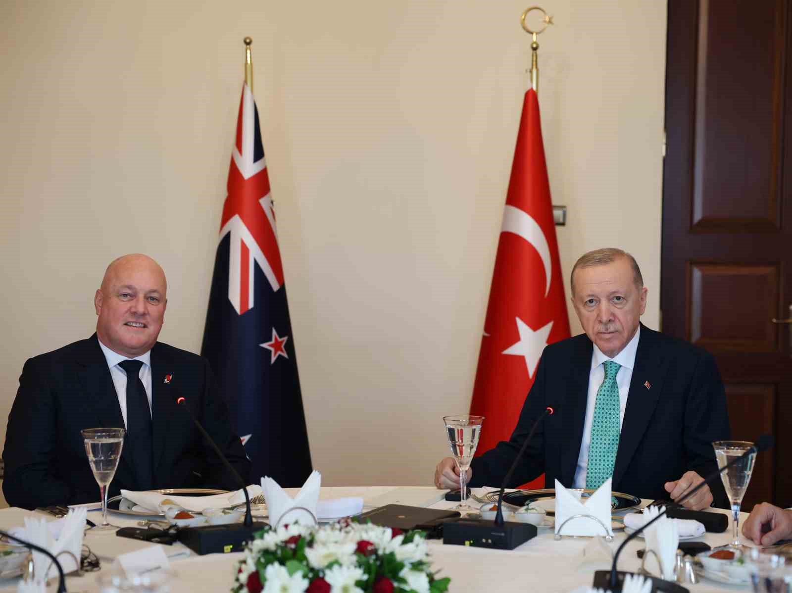 Cumhurbaşkanı Erdoğan ve Yeni Zelanda Başbakanı Luxon'un İstanbul Görüşmesi