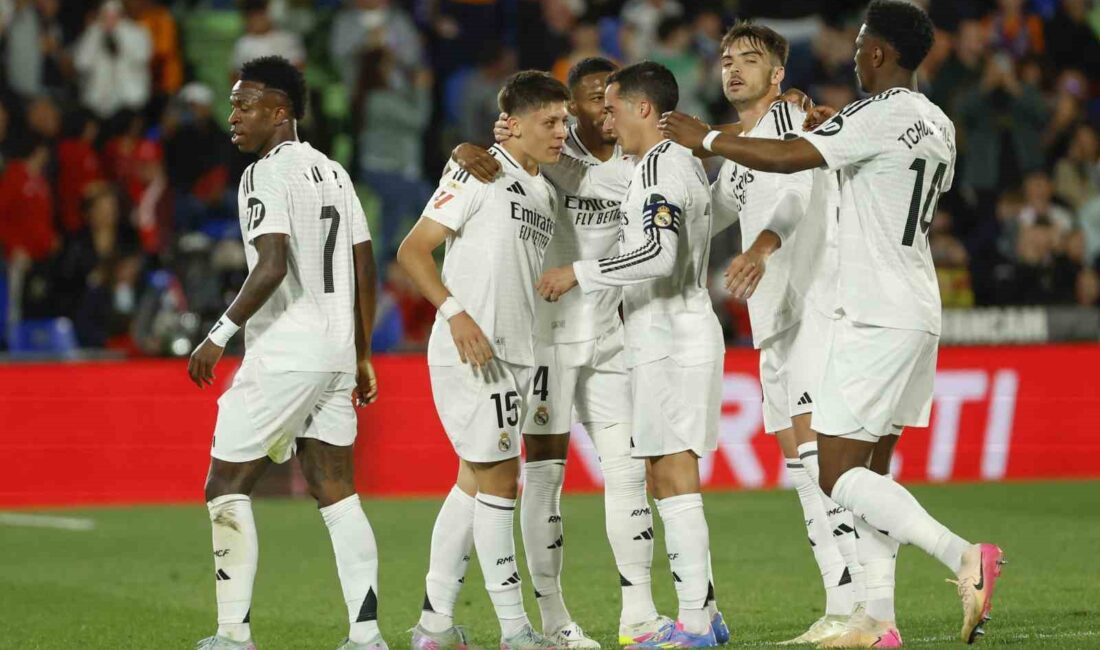 Real Madrid, Arda Güler'in golüyle Getafe'yi 1-0 mağlup etti. Maçın