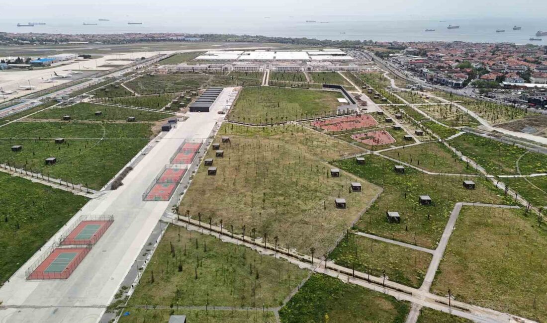 Türkiye’nin en büyük şehir parkı olacak Atatürk Havalimanı Millet Bahçesi’nin