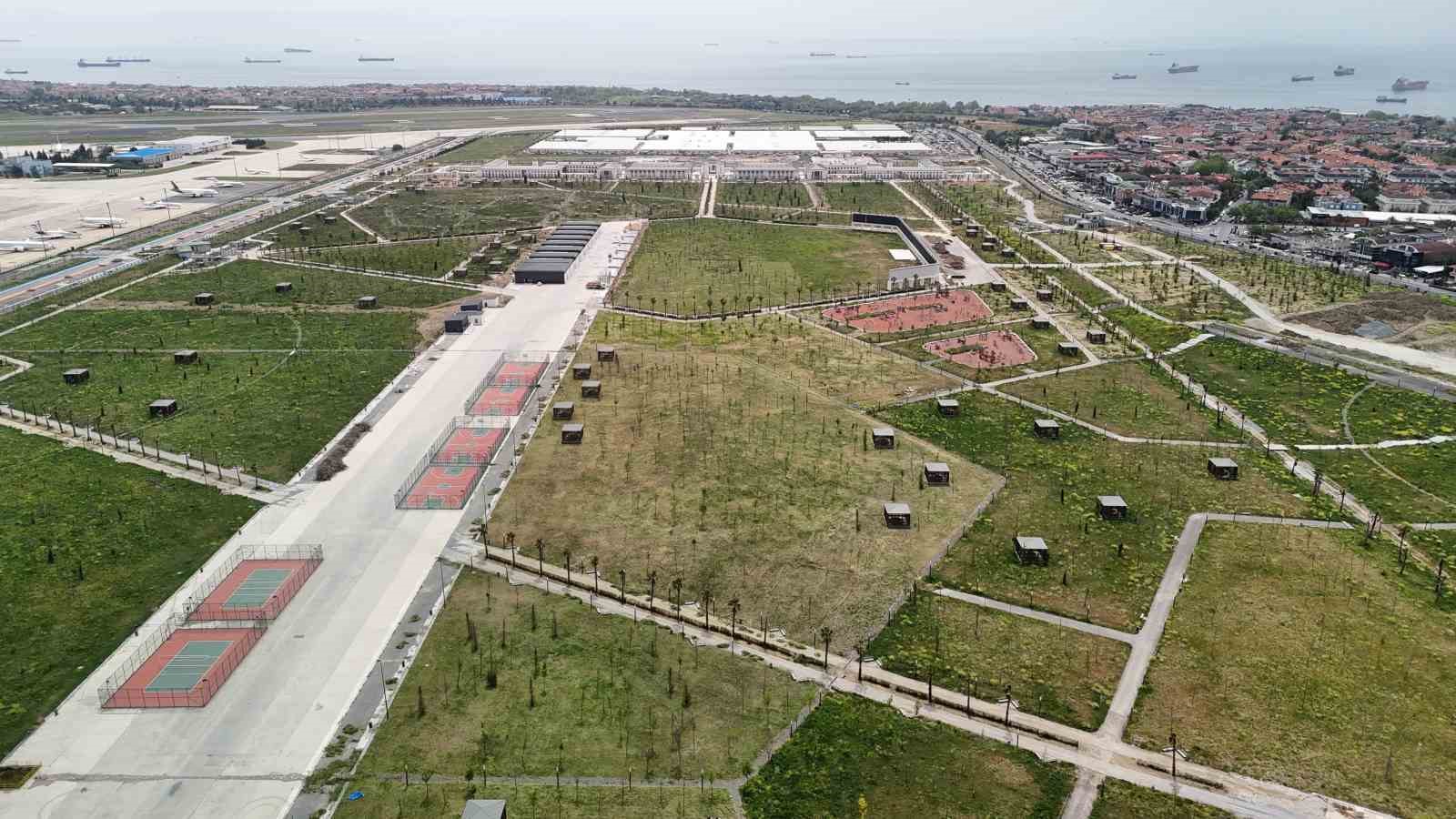 Türkiye’nin en büyük şehir parkı olacak Atatürk Havalimanı Millet Bahçesi’nin