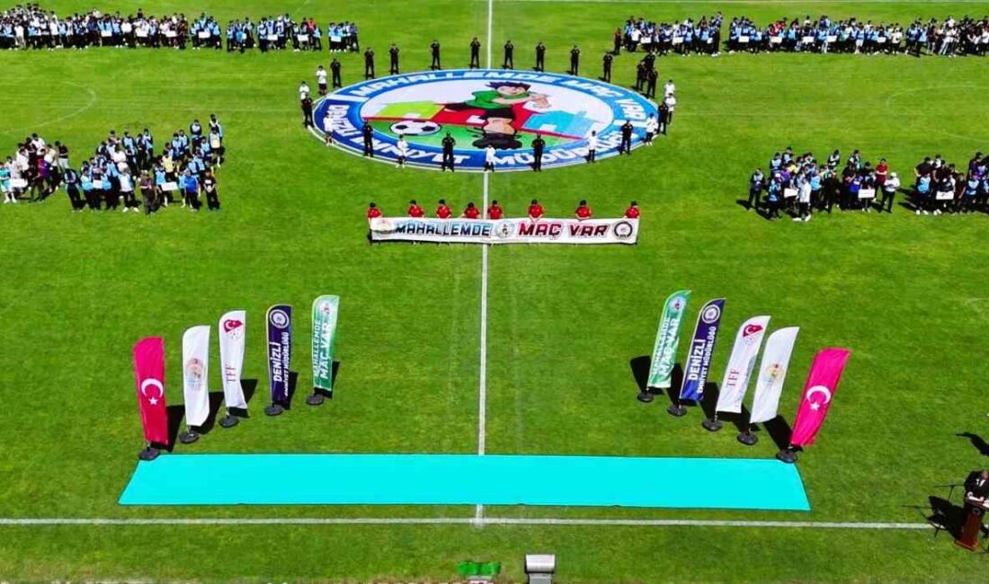 Denizli'de Gençler Sokaklardan Yeşil Sahalara Yönlendiriliyor. Denizli’de mahalle gençlerinin kaliteli