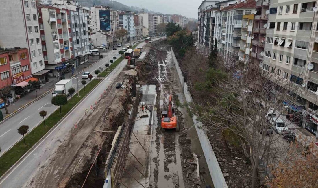 Devlet Su İşleri (DSİ) tarafından Balıkesir’in Karesi ilçesinde yürütülen “Çay