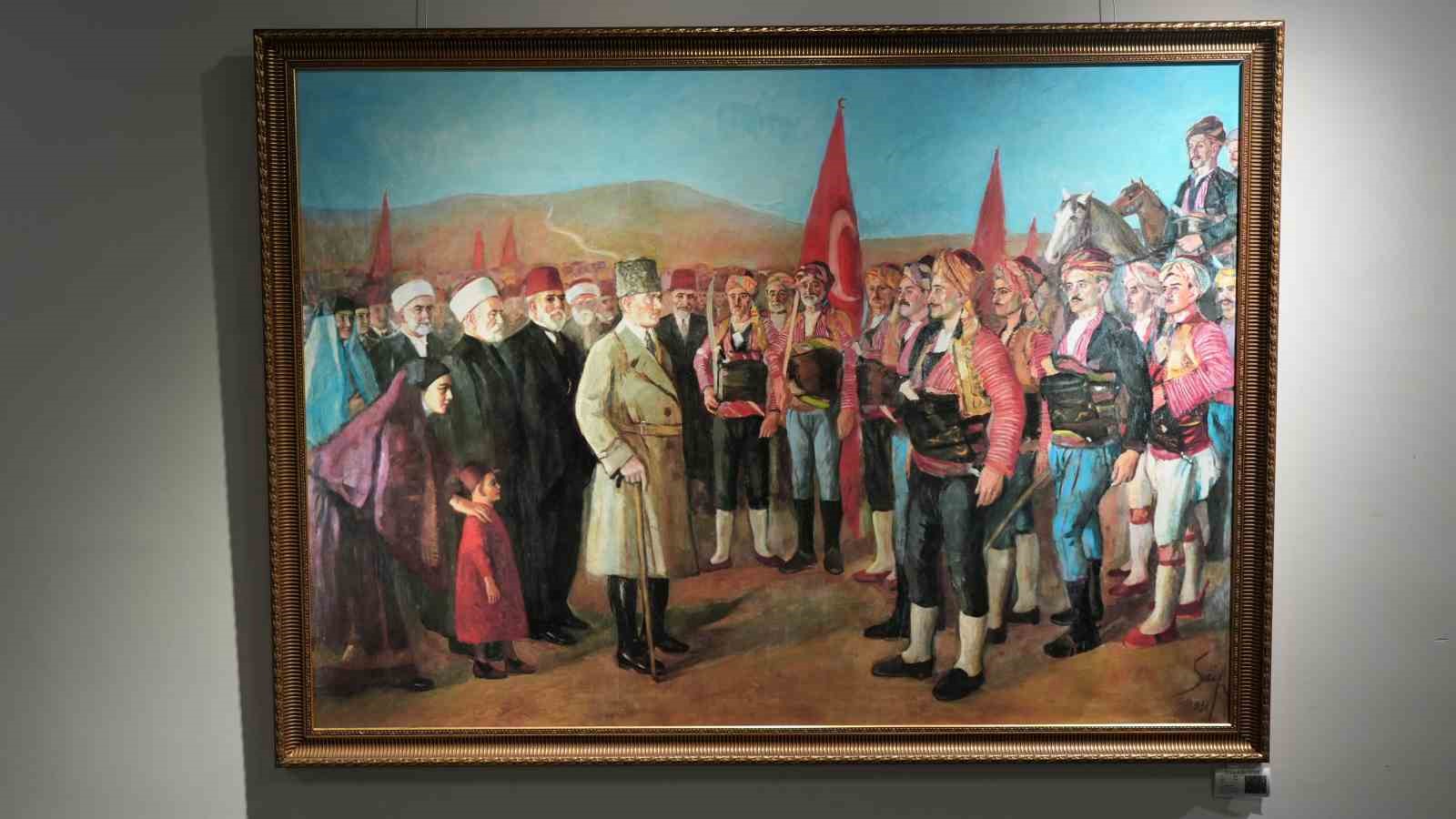 Ankara’da Cumhuriyetin Milli Ruhu Resim Sergisiyle Tarihe Yolculuk
