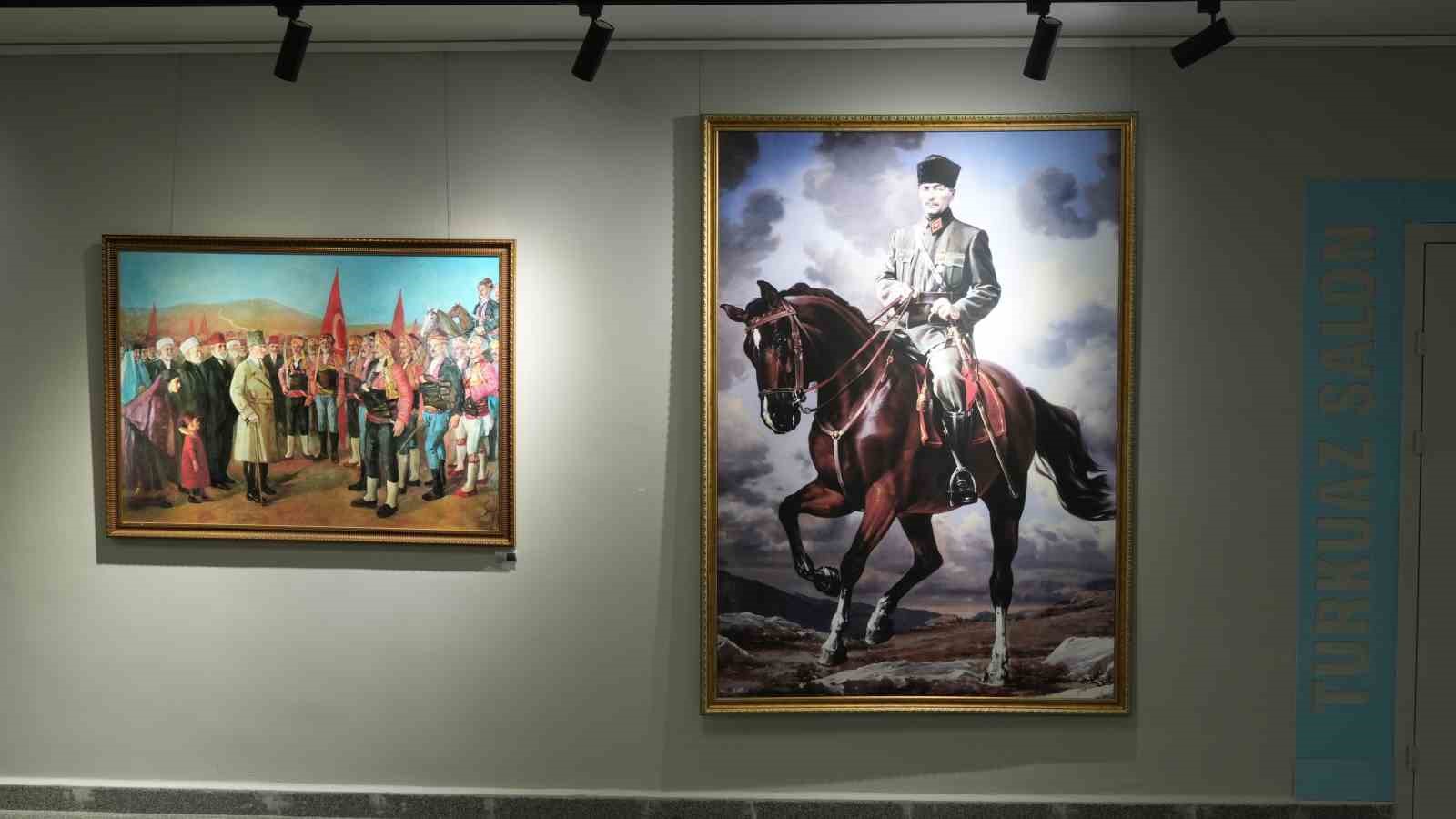 Ankara’da Cumhuriyetin Milli Ruhu Resim Sergisiyle Tarihe Yolculuk