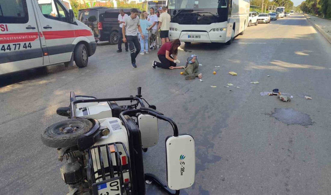 Antalya Serik'te otobüs ve elektrikli motosiklet kazası hakkında detaylar, kazanın