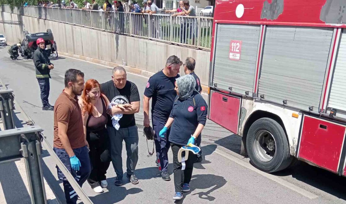 Antalya'da trafik kazası: Sürücünün kontrolünü kaybettiği araç takla attı. Detaylar