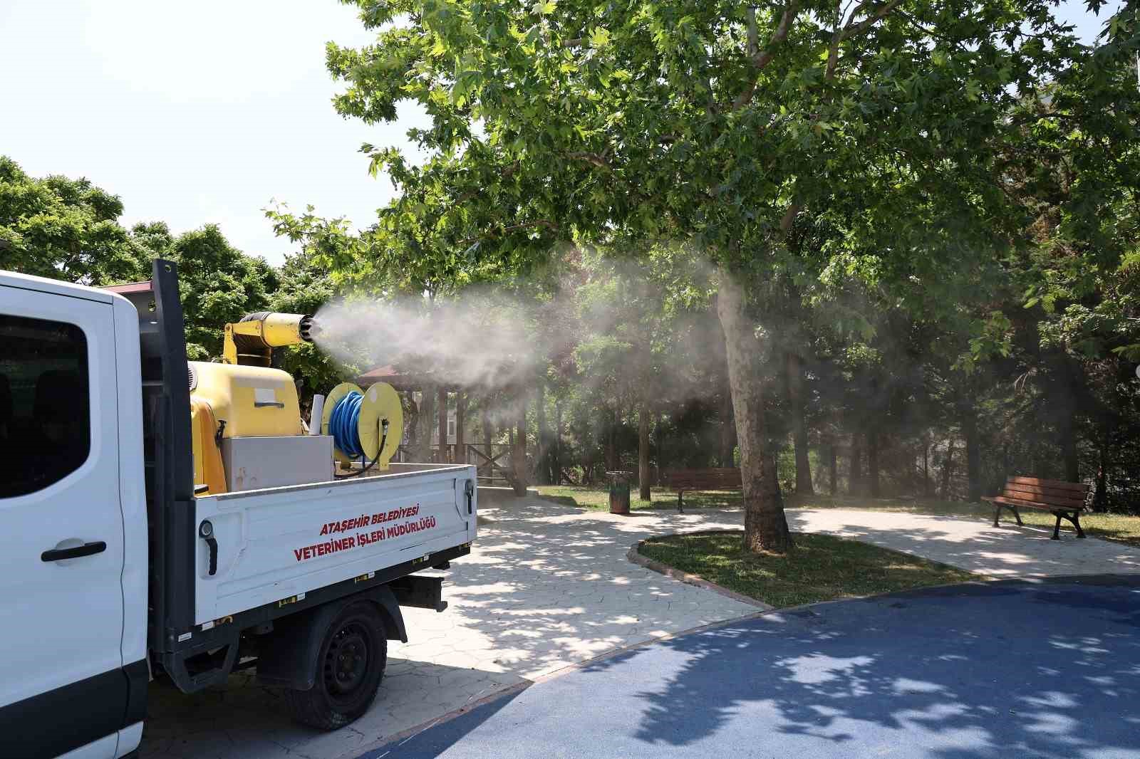 Sağlıklı Bir Çevre İçin Ataşehir Belediyesi'nden Etkili İlaçlama Çalışmaları
