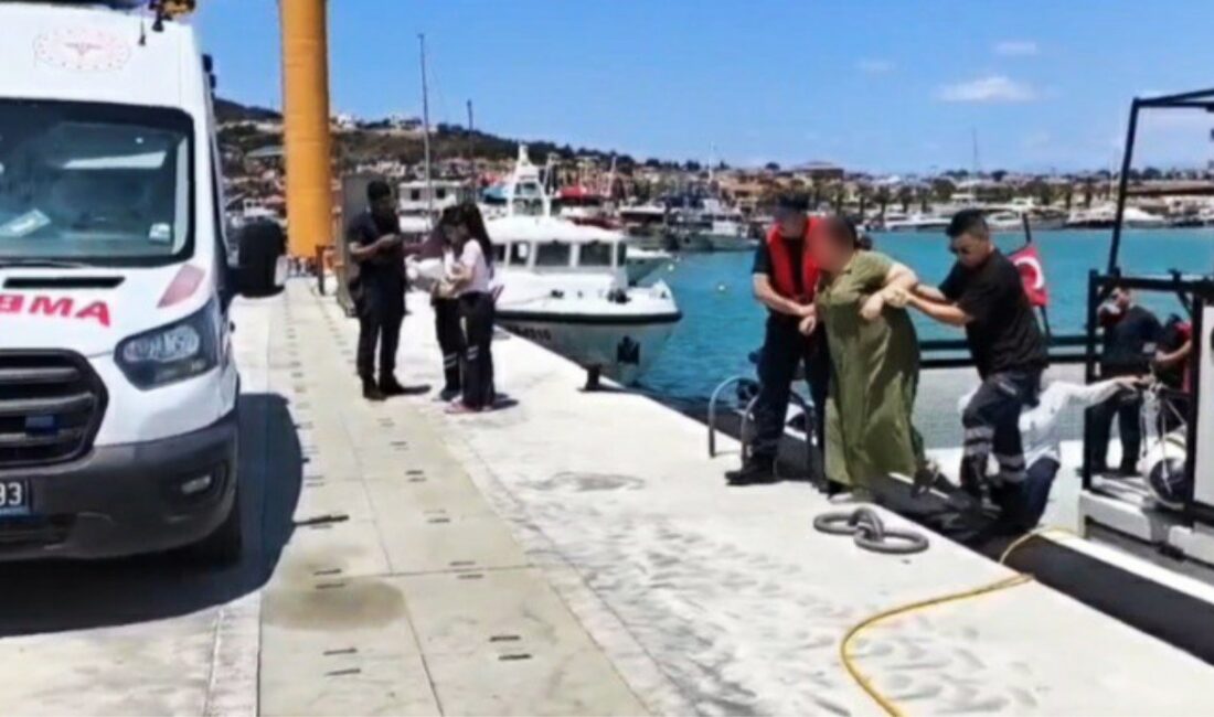 Ayvalık'ta tekne kazası sonrası alınan sağlık müdahalesi ve olayın detayları.