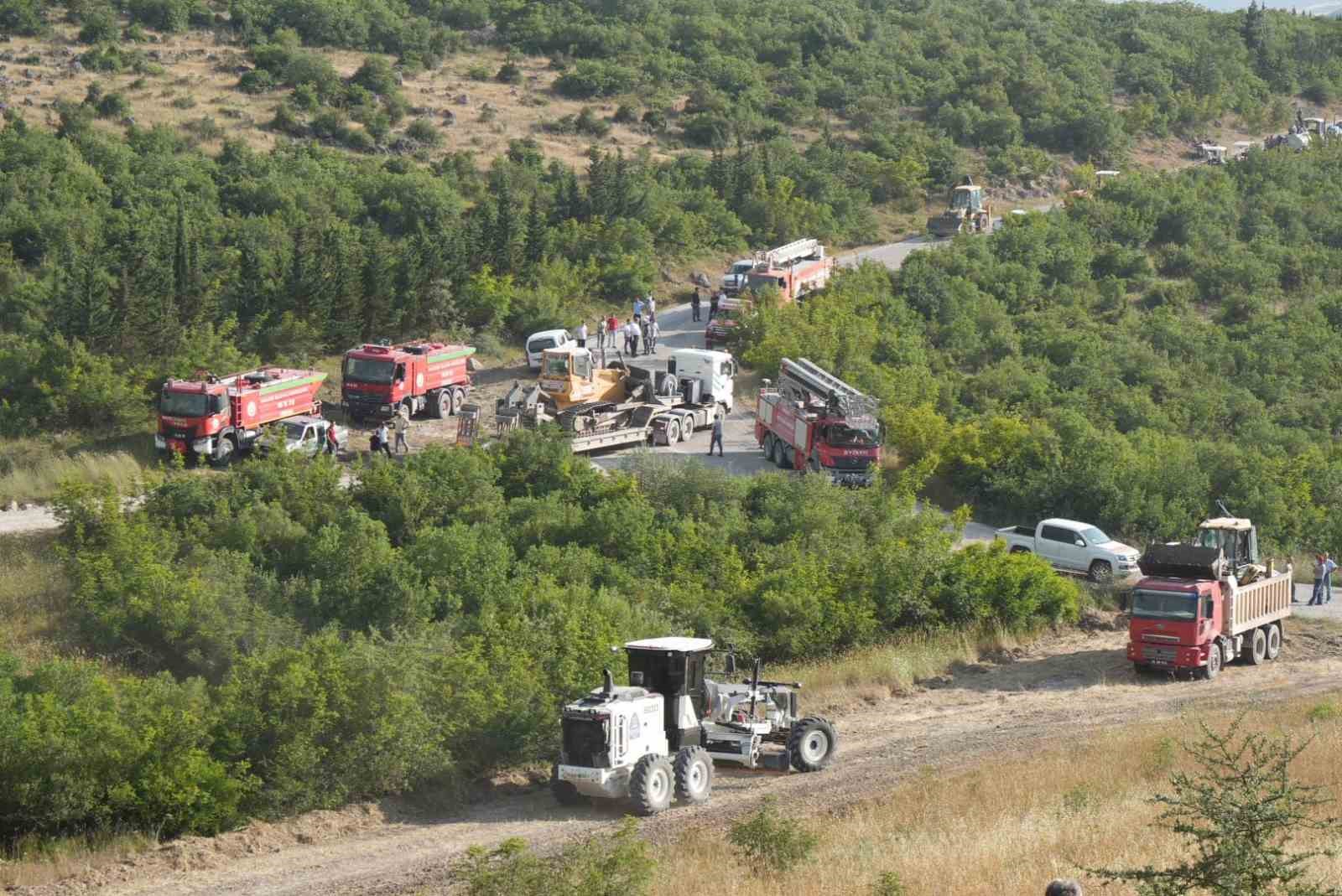 Nusret Mahallesi'ndeki Yangına Müdahale