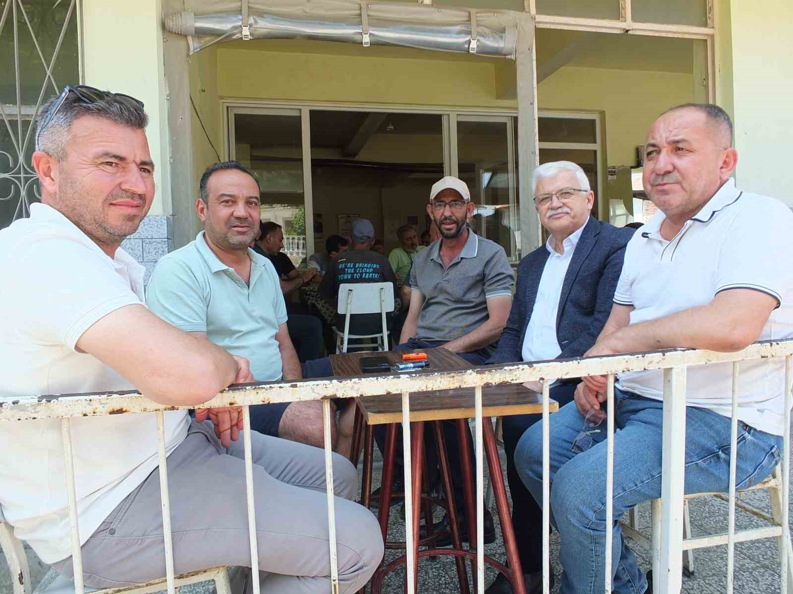 Balıkesir’in Burhaniye ilçesinde kırsal Şarköy mahallesinde düzenlenen geleneksel çiftçi hayrı