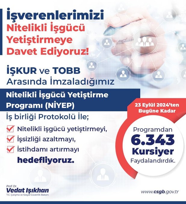 calisma ve sosyal guvenlik bakani vedat isikhandan isverenlere destek ve tesvik paketi TZ8R4aXl