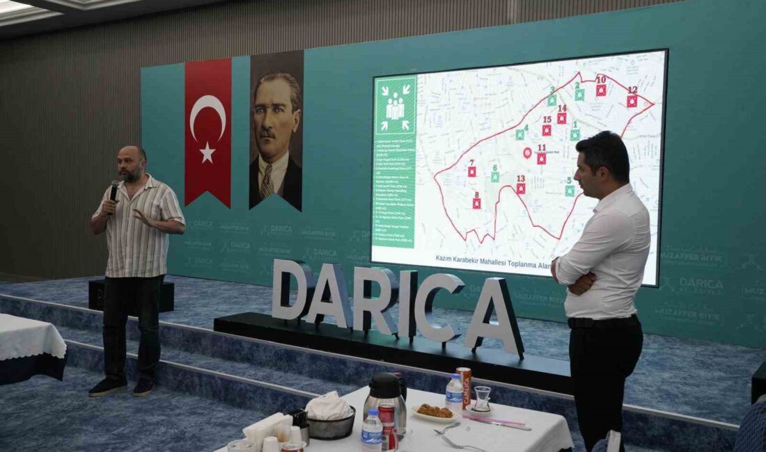 Darıca'da afet koordinasyon toplantısı ve toplanma alanlarının geliştirilmesi çalışmaları hakkında