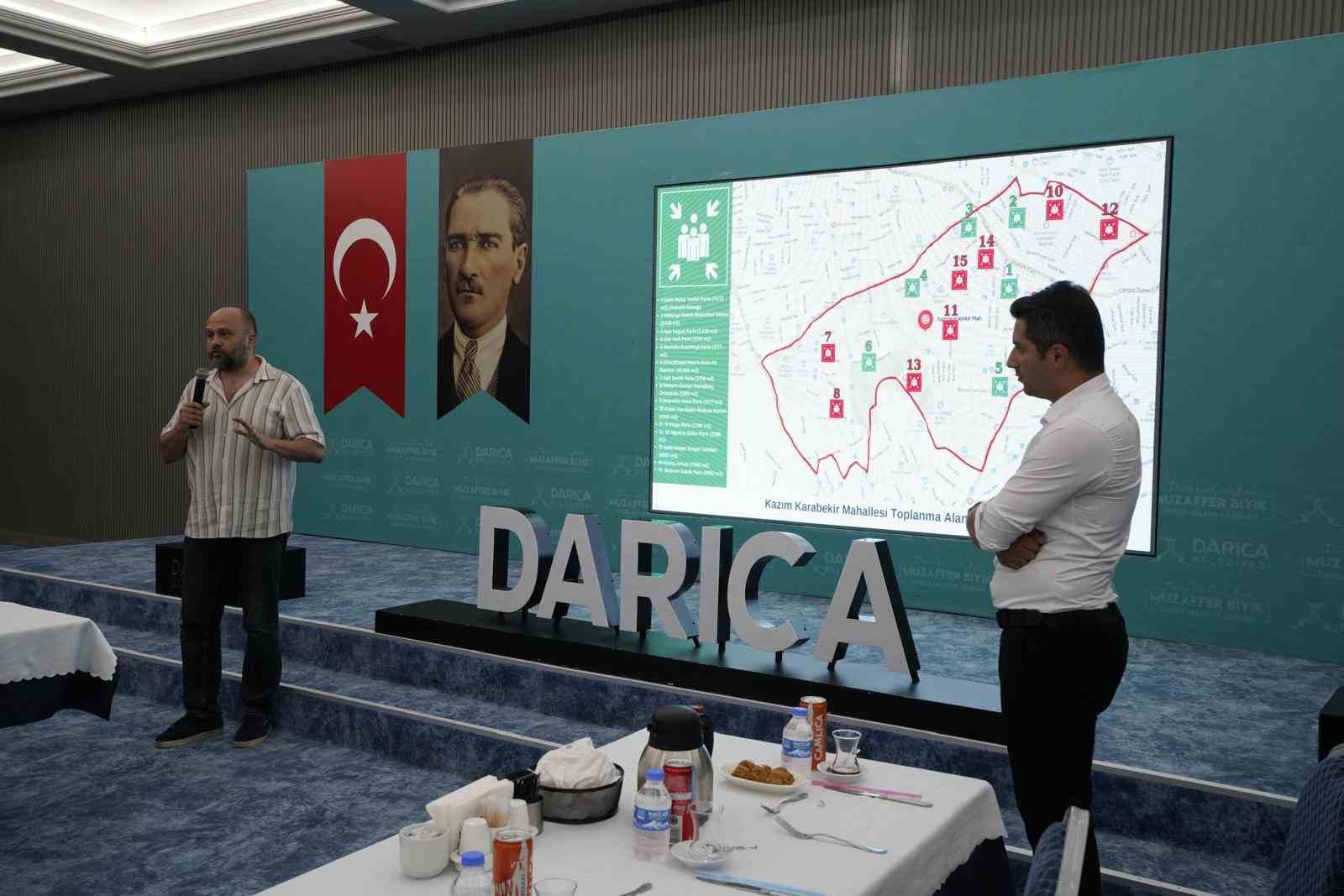 daricada afet koordinasyon toplantisi ve toplanma alanlarinin gelistirilmesi u353U2ll