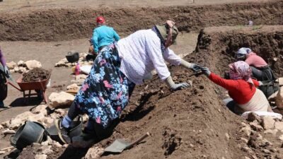 Diyarbakır Çayönü Tepesi'nde kadınların elinden çıkan 12 bin yıllık arkeolojik