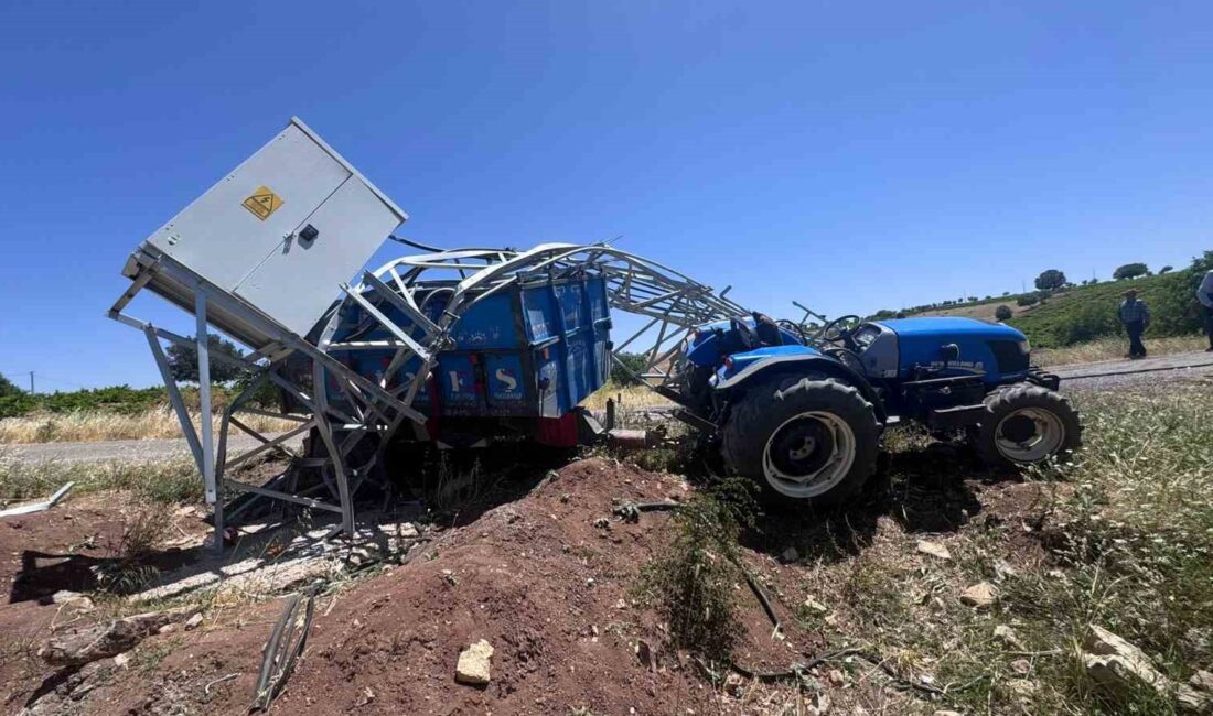 Gölbaşı'nda traktör elektrik trafosuna çarptı, 2 kişi yaralandı. Olayın detayları