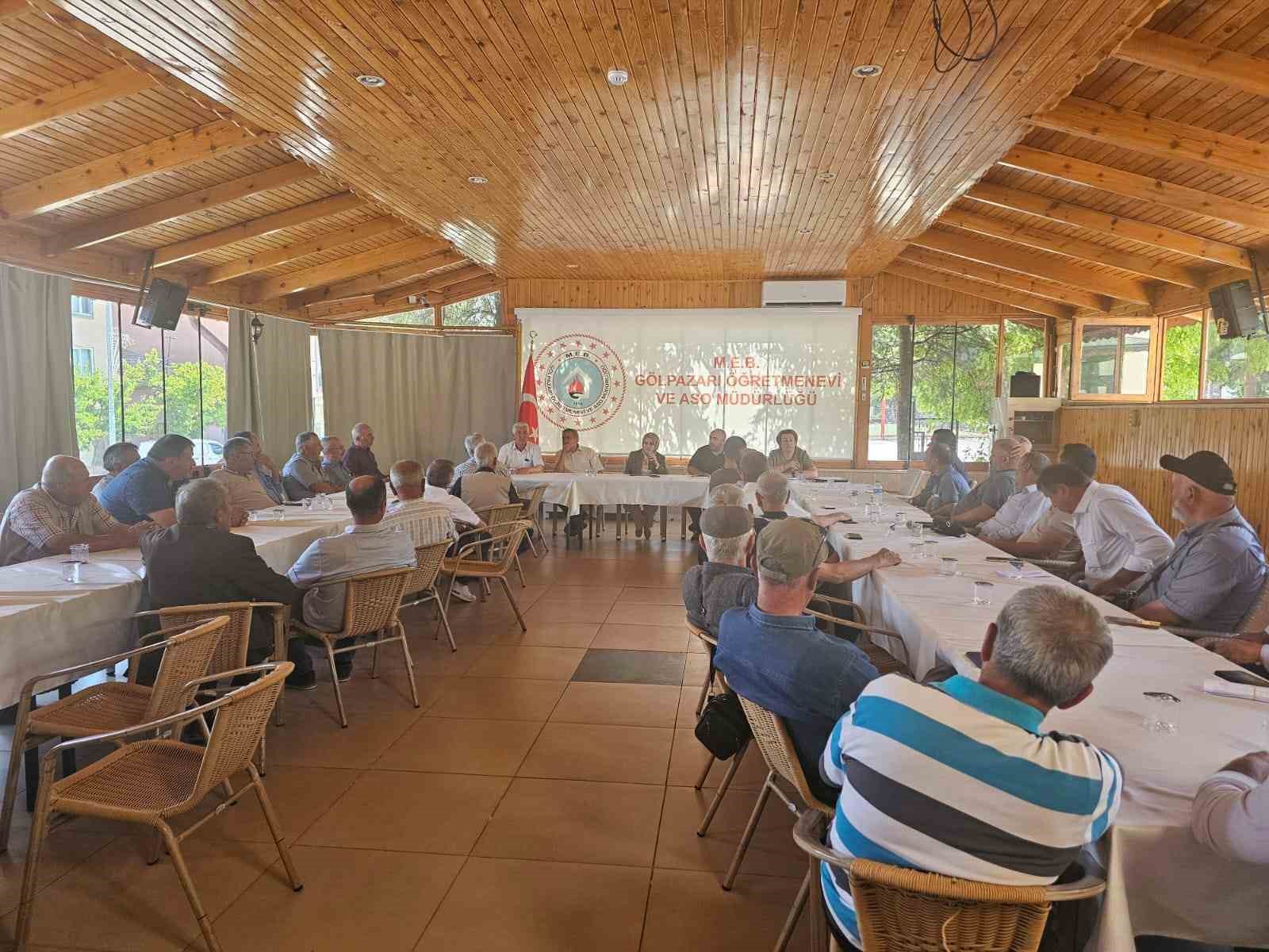 Gölpazarı'nda su tasarrufu ve altyapı geliştirme toplantısı düzenlendi. Daha iyi