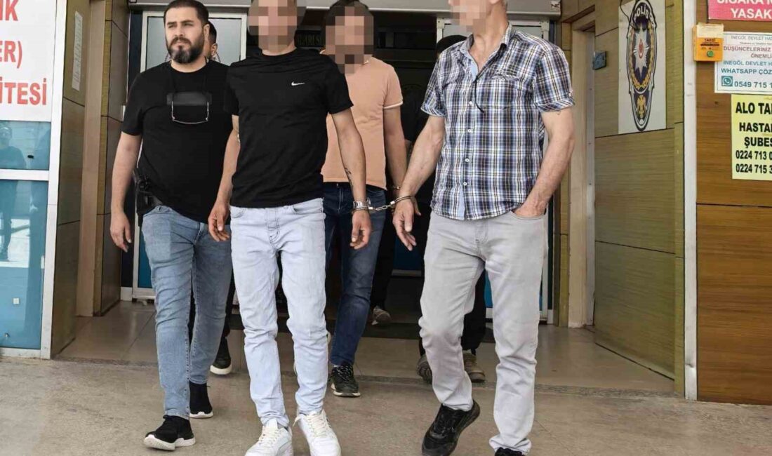 İnegöl'de adam öldürme suçundan aranan şahıs polis ekipleri tarafından yakalandı.