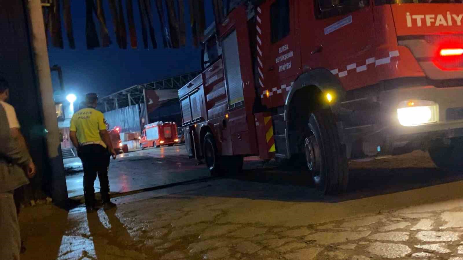 inegolde geri donusum tesisinde yangin detaylar ve calismalar