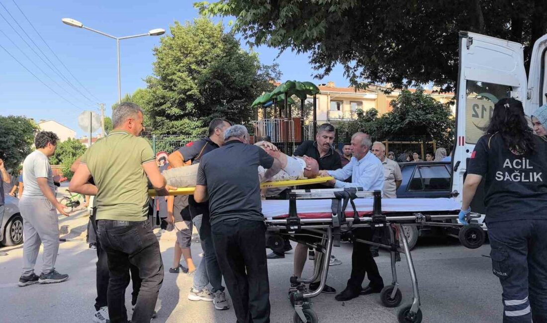 İnegöl'de meydana gelen trafik kazasında motosiklet sürücüsü ağır yaralandı. Güvenlik