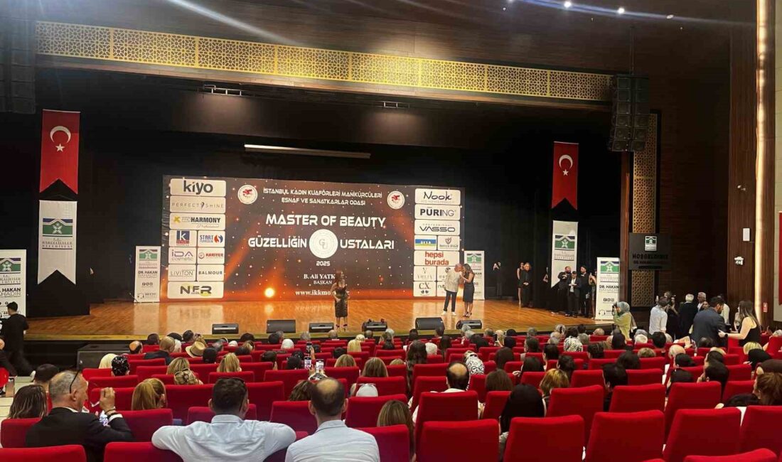 İstanbul Kadın Kuaförleri ve Manikürcüleri Odası'nın meslek başarı ödülleriyle dolu