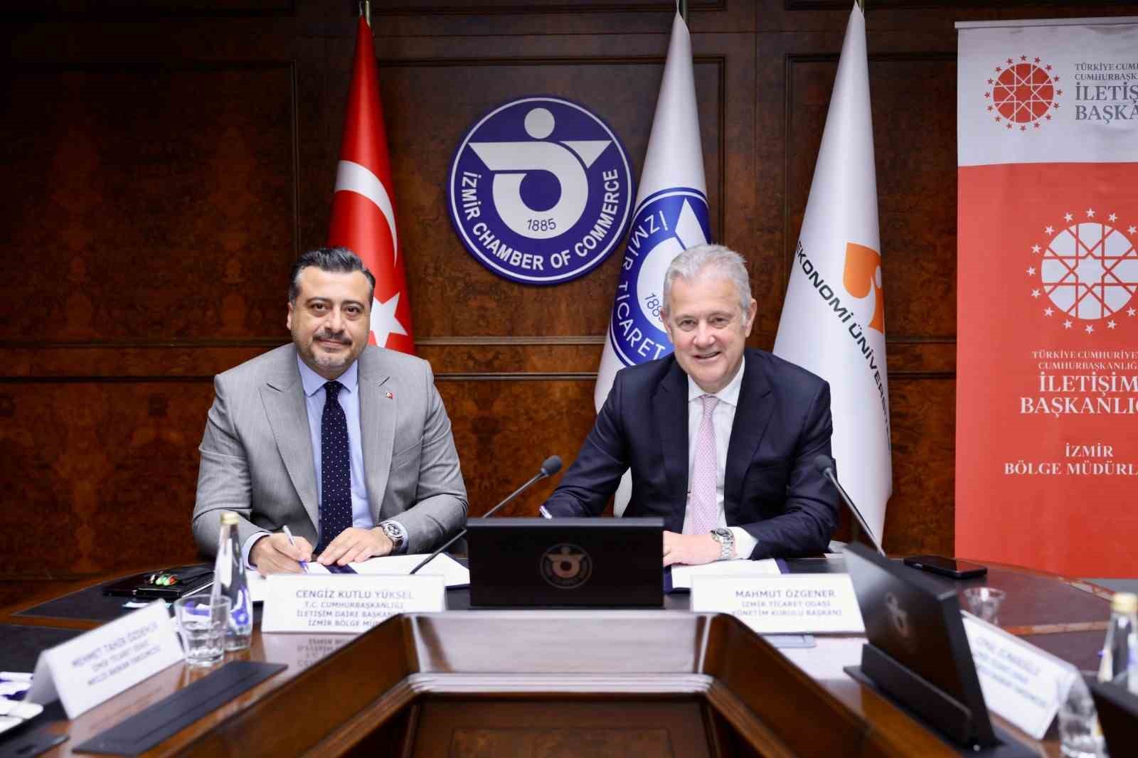 İzmir Ticaret Odası ile Cumhurbaşkanlığı İletişim Başkanlığı Arasında Güçlü İş Birliği