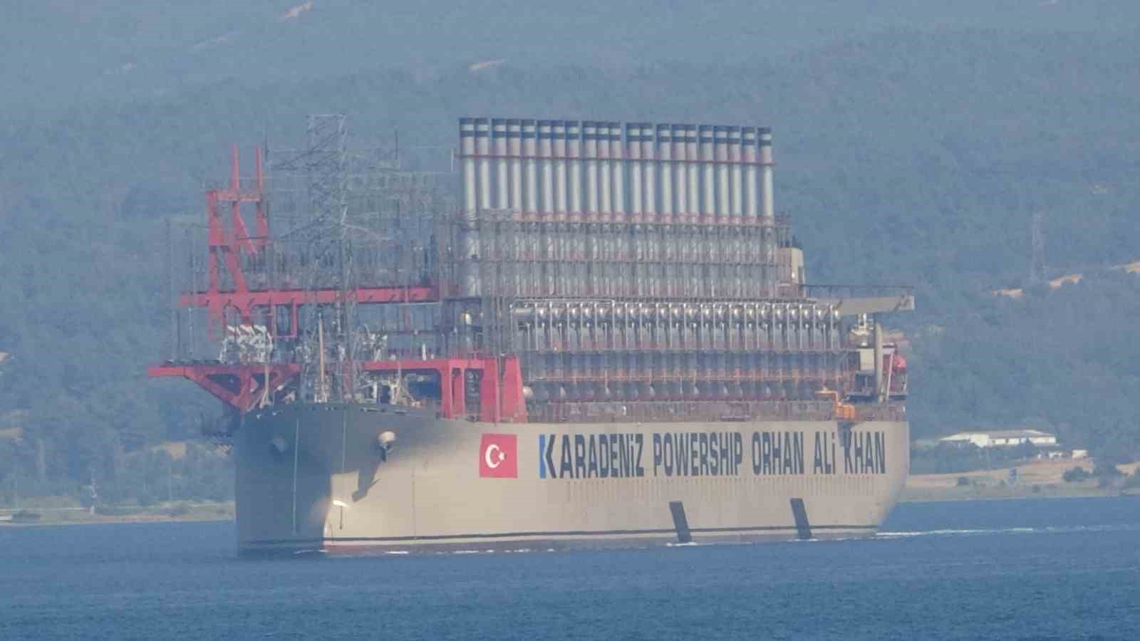Karadeniz Powership Orhan Ali Khan, Çanakkale Boğazı’ndan Geçti