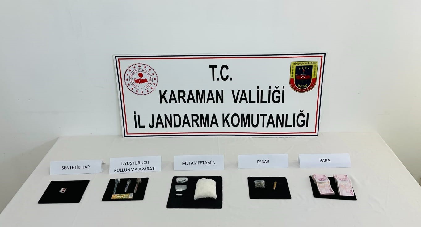 Uyuşturucu ile Mücadelede Karaman Jandarmanın Çalışmaları
