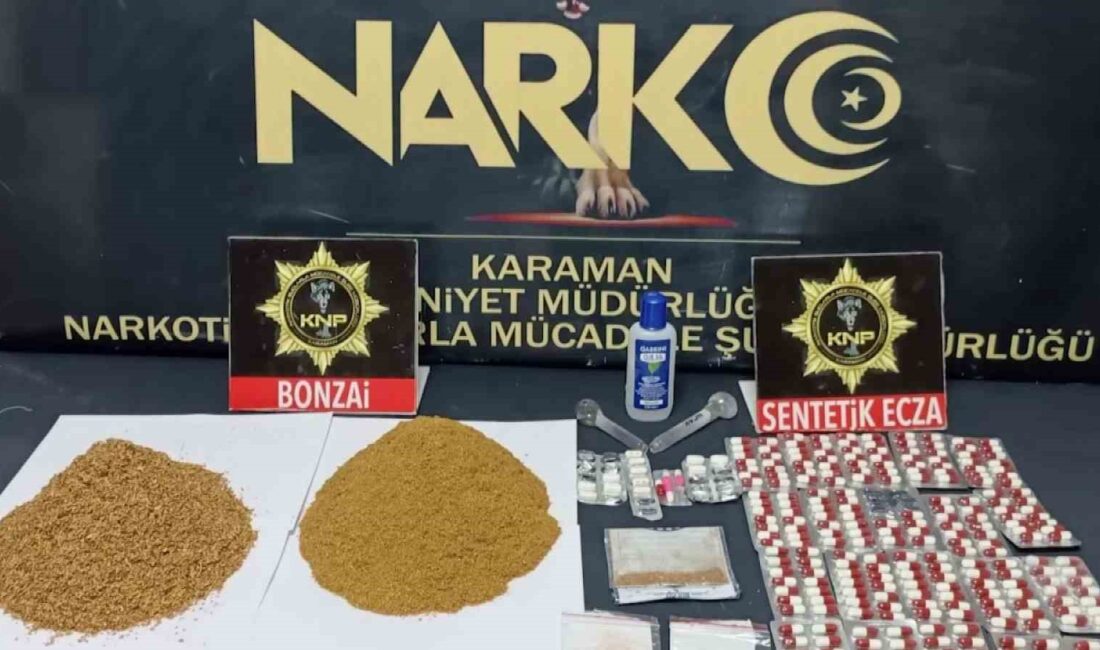 Karaman'da gerçekleştirilen uyuşturucu operasyonları ve çıkan sonuçlar hakkında detaylı bilgi.
