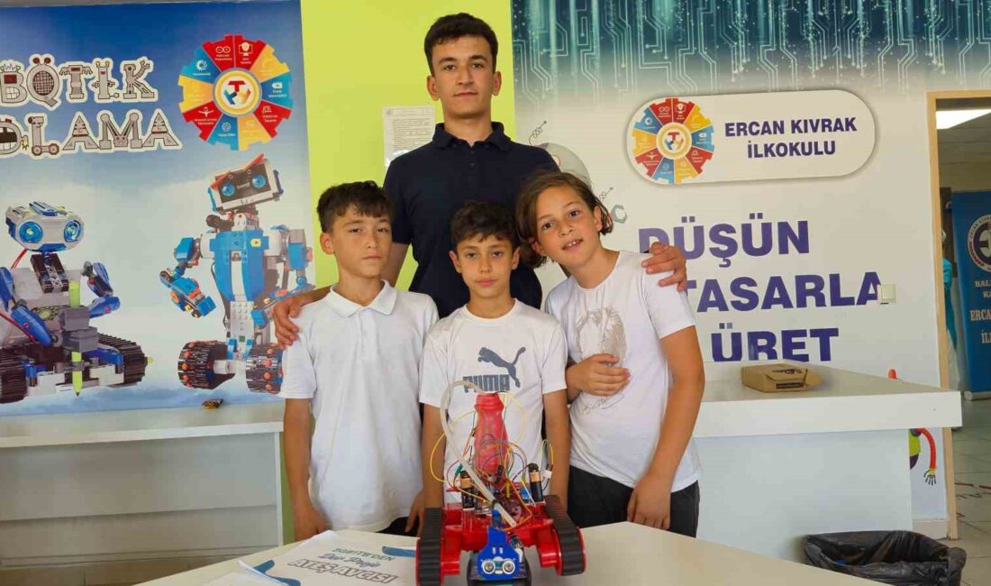 Balıkesir’de meslek lisesi öğrencileri ile ilkokul öğrencilerini bir araya getiren