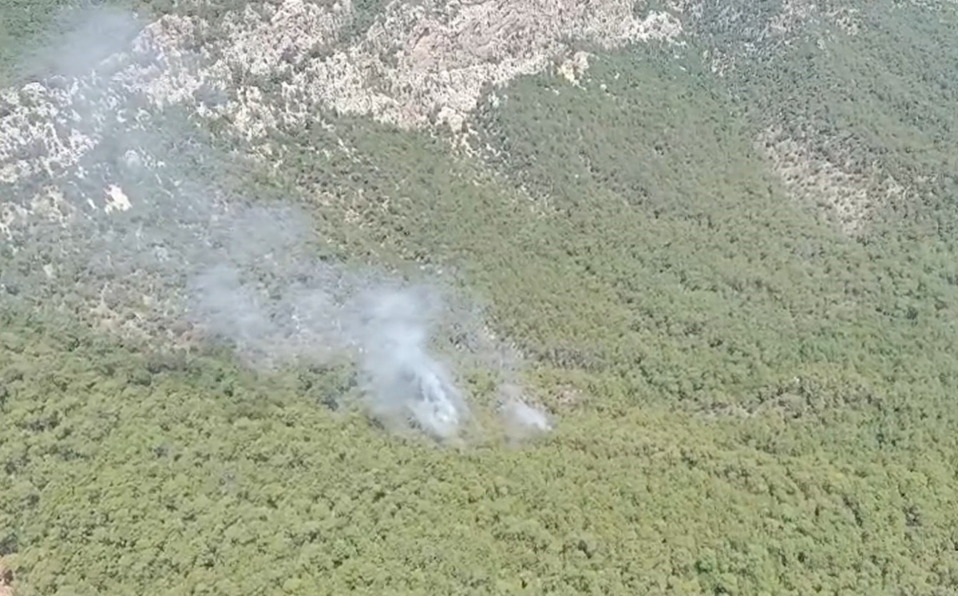 Kemer ilçesinde çıkan orman yangını başarıyla söndürüldü