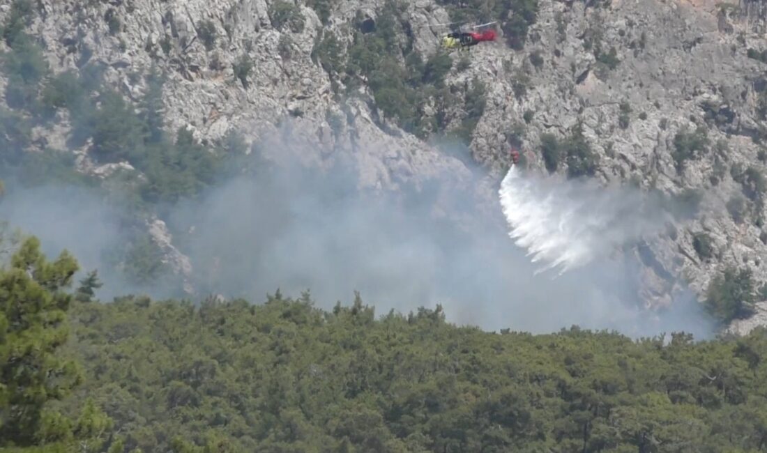 Kemer’de çıkan orman yangını kontrol altına alındı. Güvenlik sağlandı ve