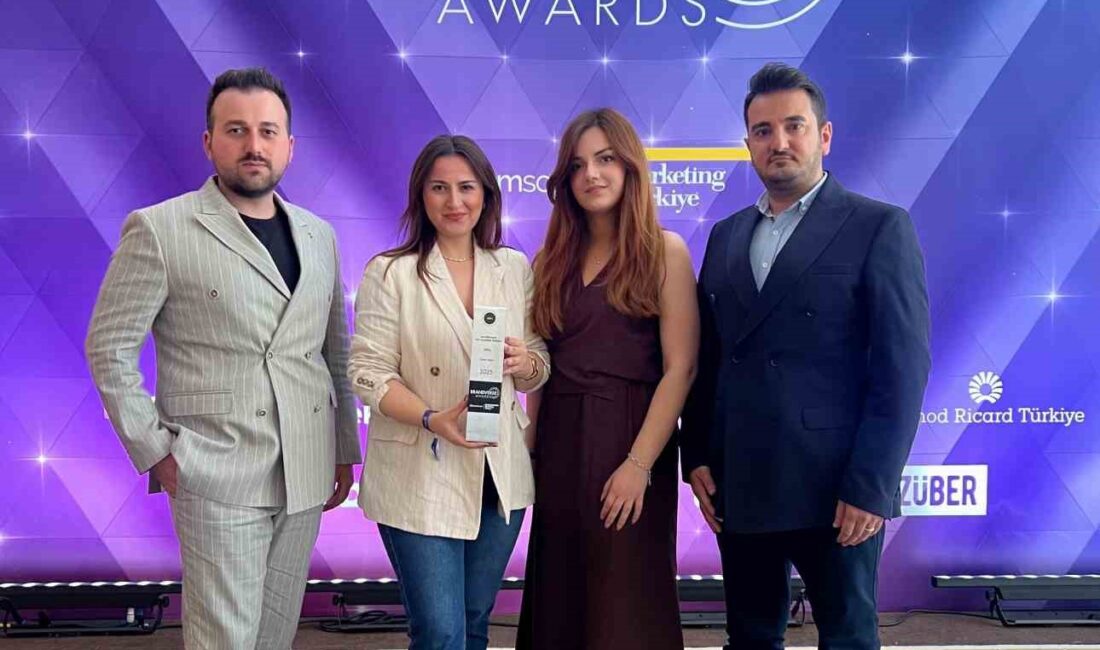 Kiğılı, dijital pazarlamadaki yenilikçi başarısıyla Brandverse Awards'ta altın ödülünü kazanarak