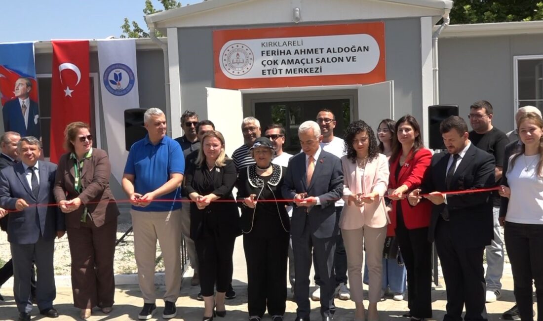 Kırklareli’nde hayırseverin katkısıyla yeni eğitim merkezi törenle açıldı. Eğitim alanında
