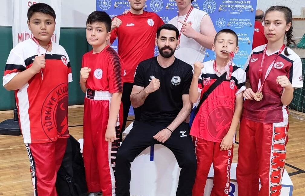 Körfez Gençlerbirliği Spor Kulübü'nün Kocaeli İl Kick Boks Seçmelerindeki başarısını