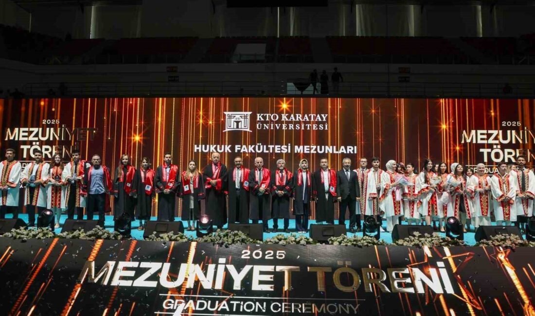 KTO Karatay Üniversitesi 13. Dönem mezuniyet töreninde başarı ve gurur