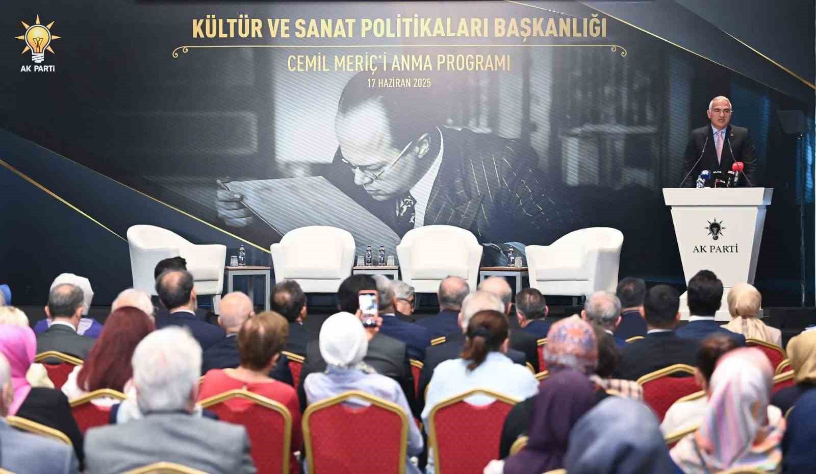 kultur ve turizm bakani ersoy cemil merici anma programina katildi 1 fIJWItgQ