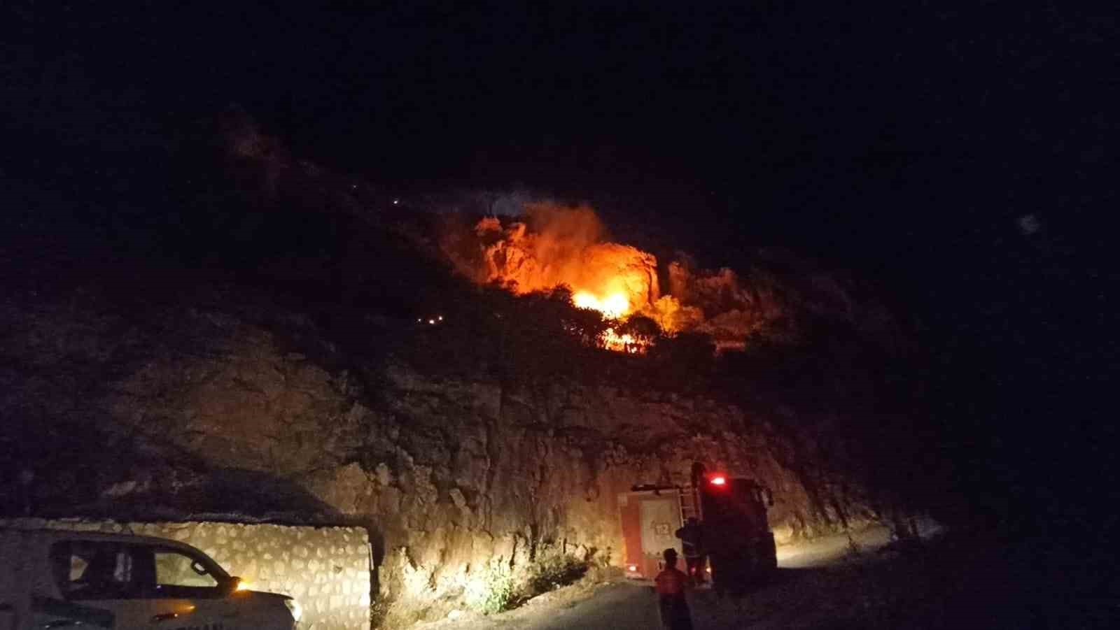 Mardin Kalesi Eteklerindeki Otluk Alanda Çıkan Yangın Kontrol Altına Alındı