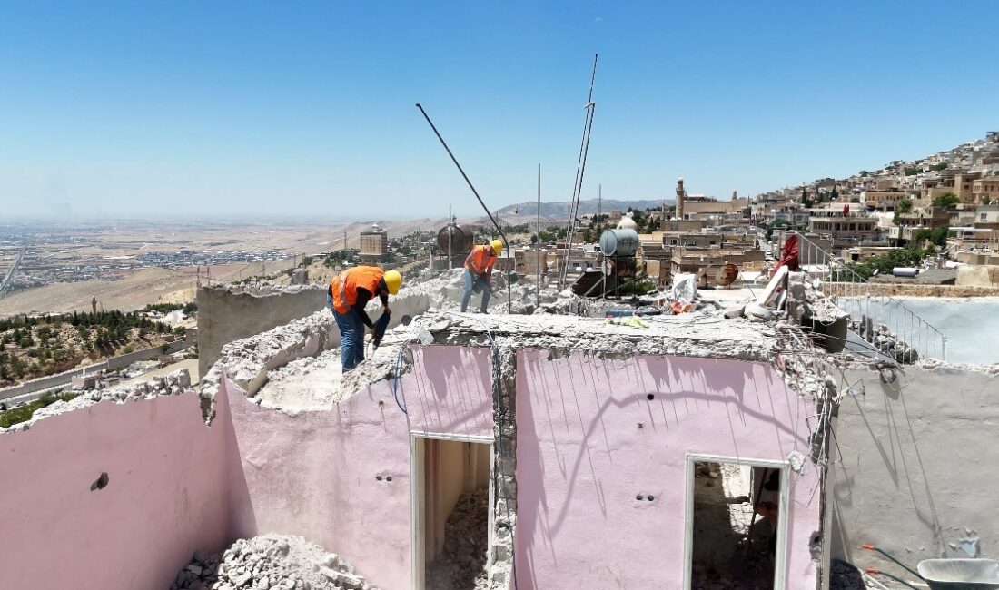 Mardin’de tarihi siluetin yeniden canlandırılması çalışmalarıyla, şehrin kültürel mirası korunuyor