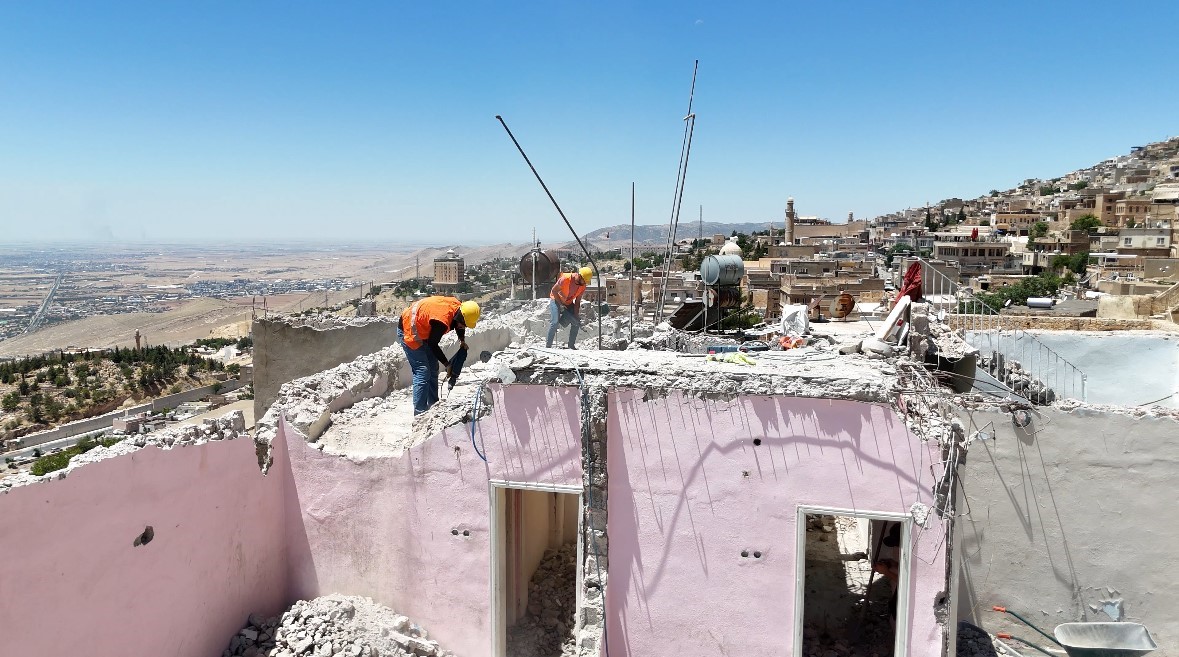 Mardin’de tarihi siluetin yeniden canlandırılması çalışmalarıyla, şehrin kültürel mirası korunuyor