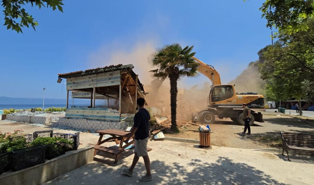 Mudanya Tirilye sahilinde 30 yıllık işletmeler kapanma eşiğinde, yıkım rüzgarları