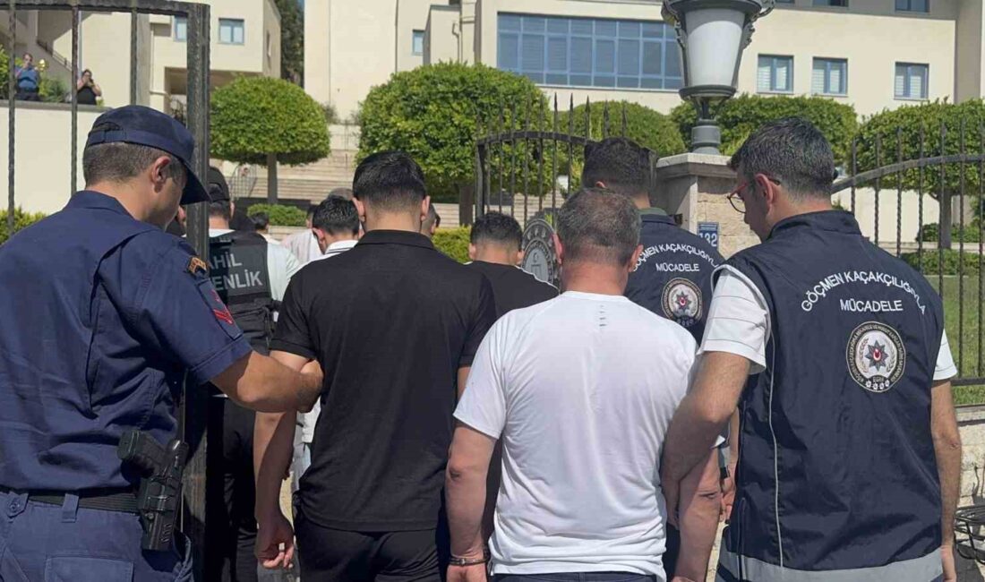 Muğla Marmaris'te düzensiz göçmen operasyonu ve insan kaçakçılığıyla mücadele detayları,