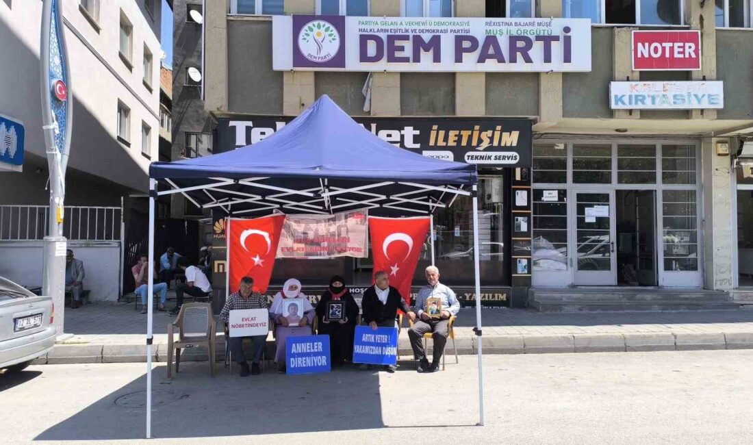 Muş'taki evlat nöbeti ve terörle mücadelede ailelerin sabrı, direnişi ve