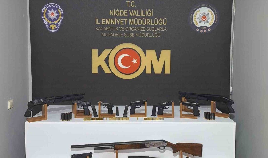 Niğde'de gerçekleştirilen ruhsatsız silah operasyonunun detayları, olayın gelişimi ve güvenlik