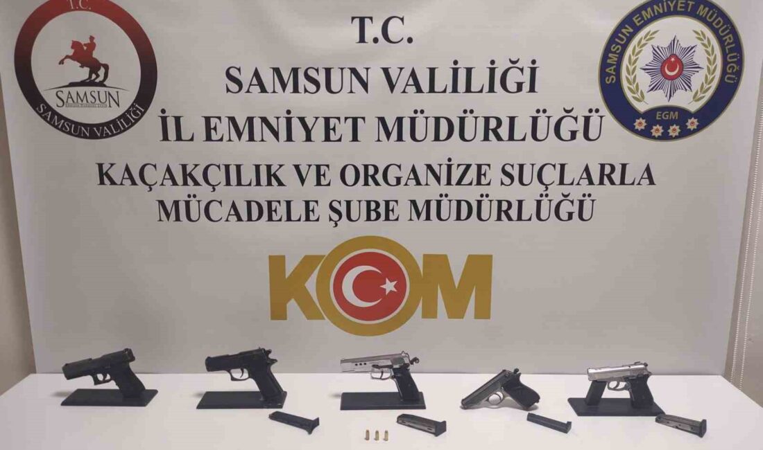 Samsun'da gerçekleştirilen ruhsatsız silah operasyonu hakkında detaylar, güvenlik önlemleri ve