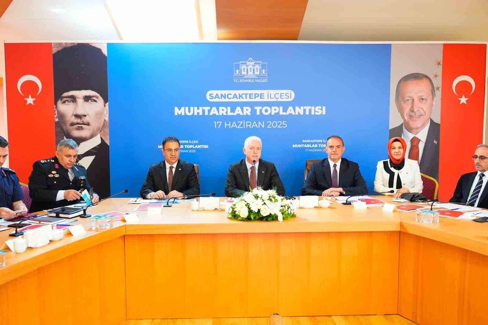 Sancaktepe İlçesi Muhtarlar Toplantısı ve Genel Değerlendirmeler