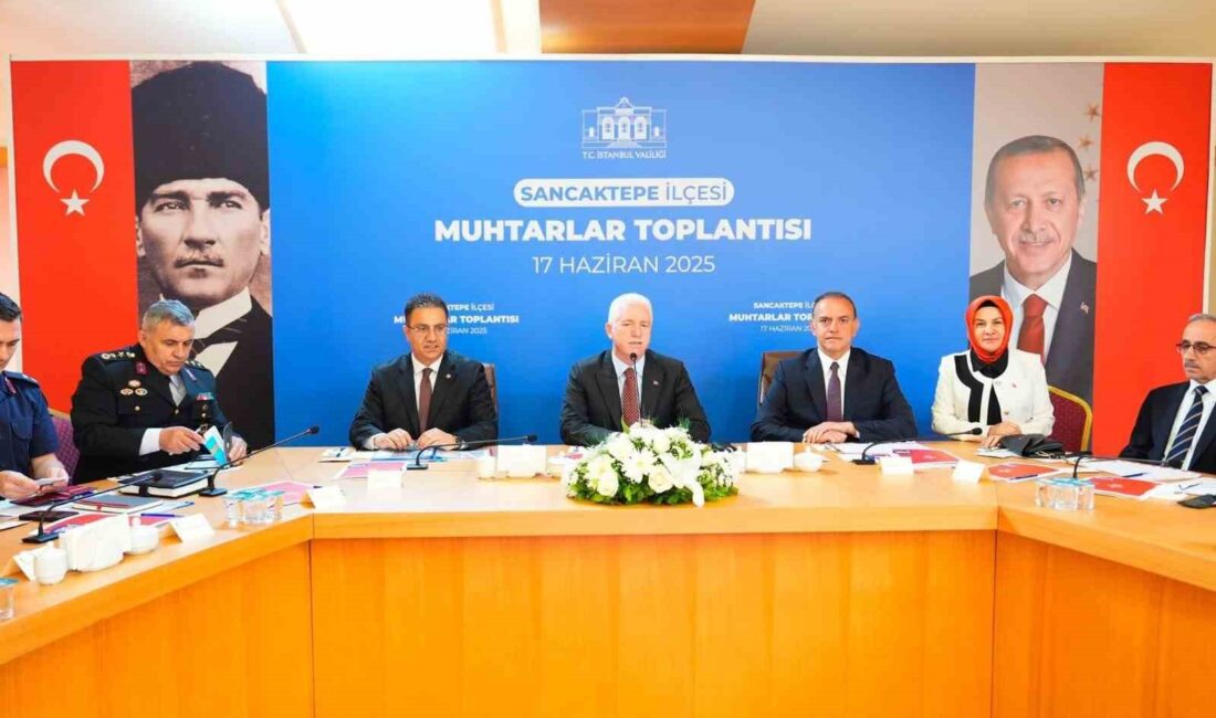 Sancaktepe Muhtarlar Toplantısı ve İlçe Gelişmeleri hakkında güncel bilgiler, projeler