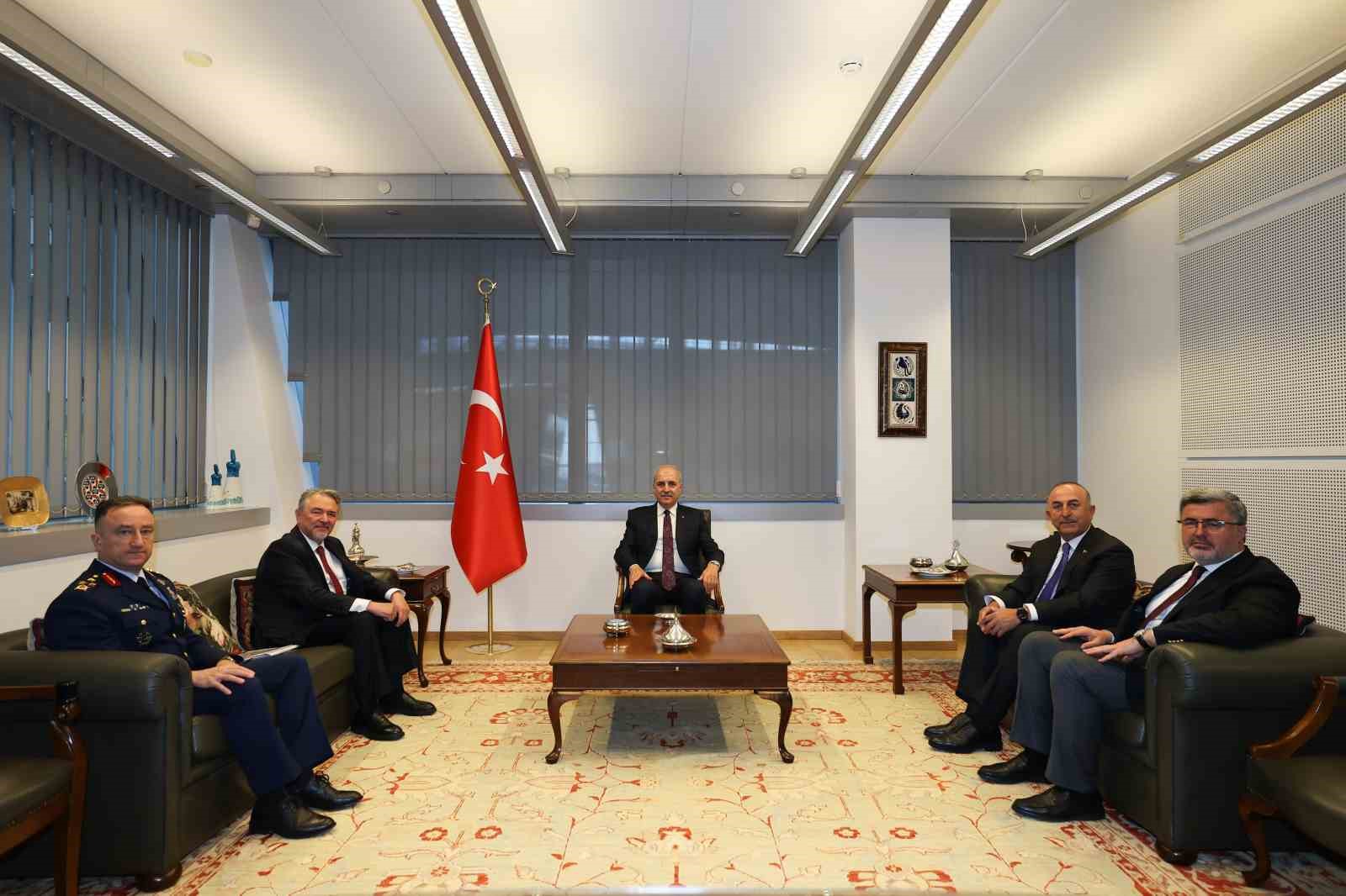 TBMM Başkanı Numan Kurtulmuş'un NATO ziyareti ve diplomatik temasları hakkında