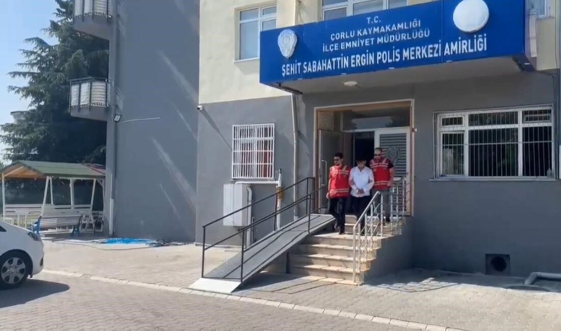 Tekirdağ Çorlu'da aranan şüpheli yakalandı. Güvenlik güçleri suçluyu etkili bir